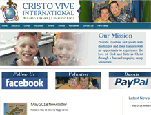 Tablet Screenshot of cristovive.net